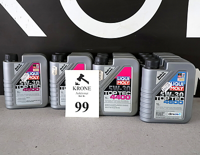10 stk liqui moly olie a 1l det er samme slags som staar bagved ubrugt