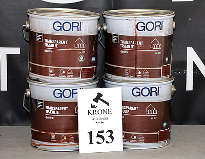 4 stk gori transparent traeolie a 25l produkt nr 107 farve aedeltrae
