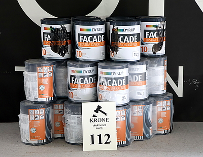 24 stk dyrup facade ekstra daekkende a 075l 10mat base 30 skal tones diffusionsaaben maling